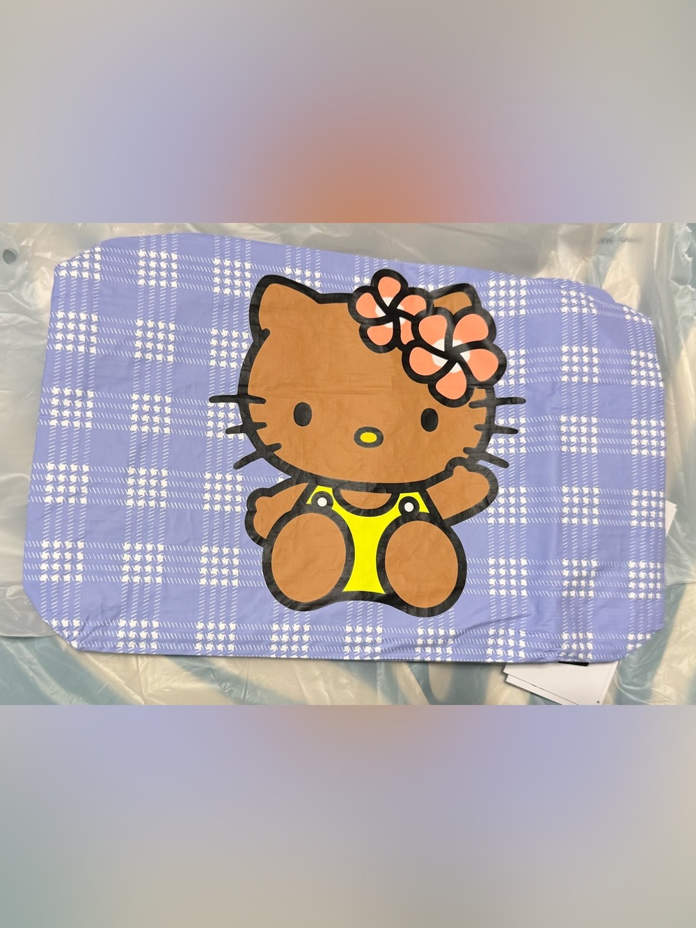 *NEW* Limited Edition! ALOHA Collection Tan Hello Kitty Palaka Small Pouch